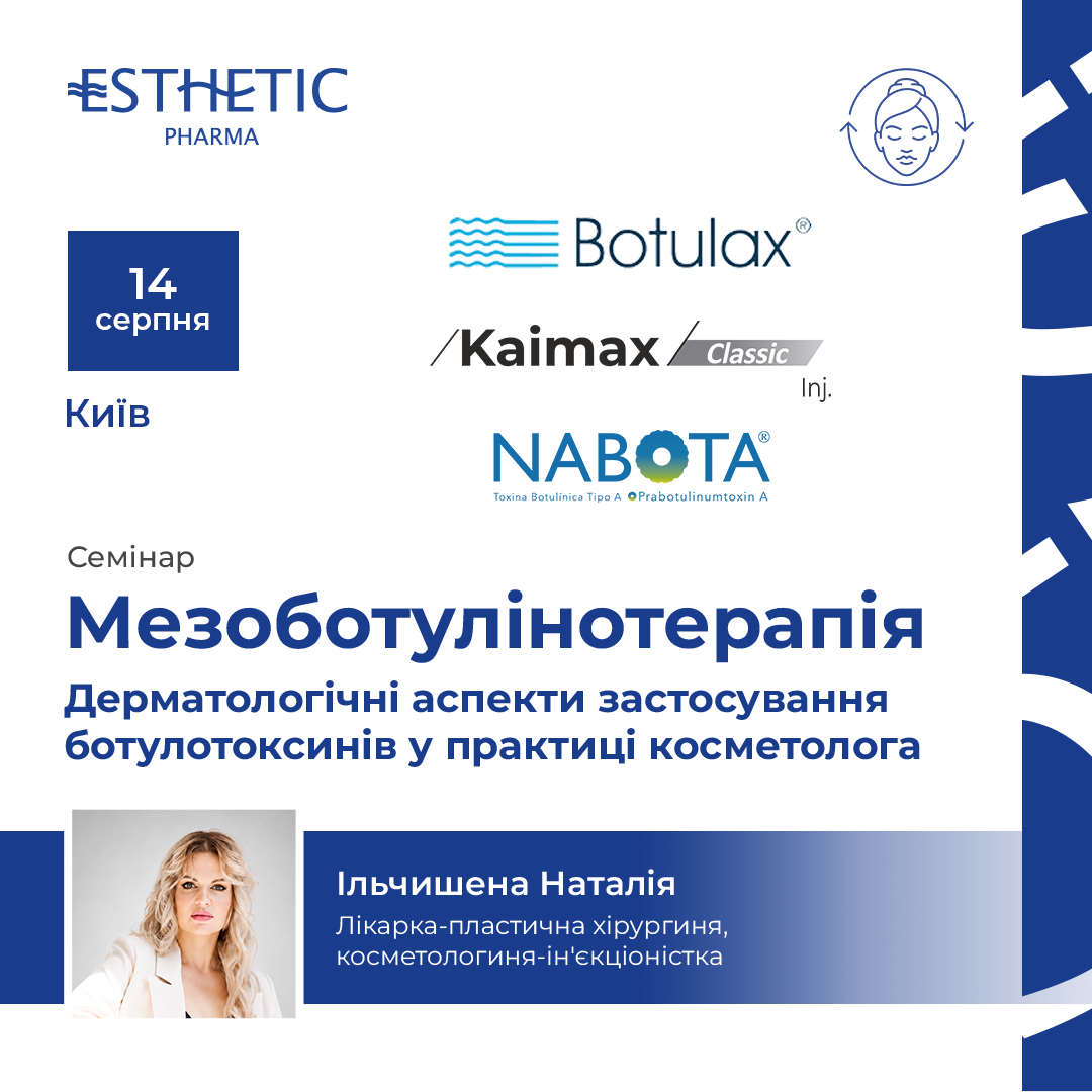 Мезоботулінотерапія. Дерматологічні аспекти застосування ботулотоксинів у практиці косметолога